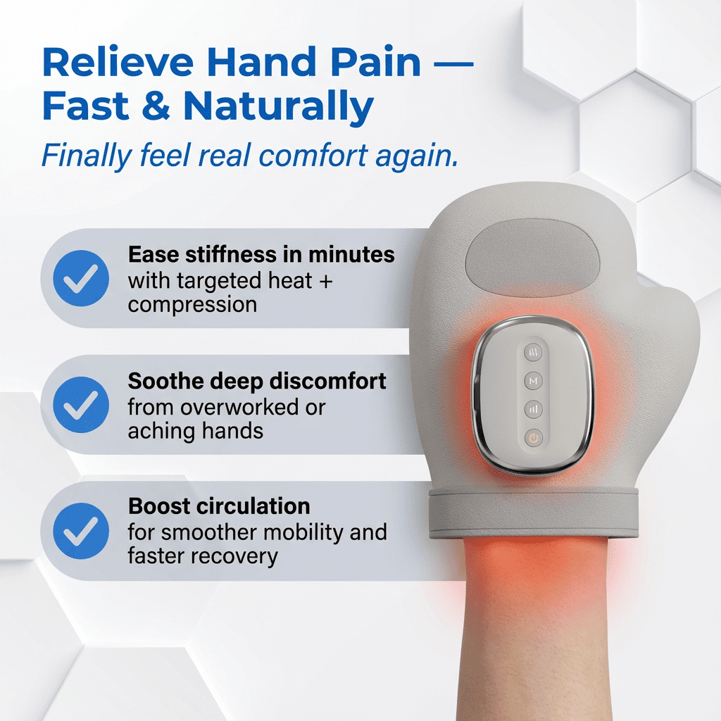 Hand PRO Massager for Arthritis, Carpal Tunnel & Joint Pain