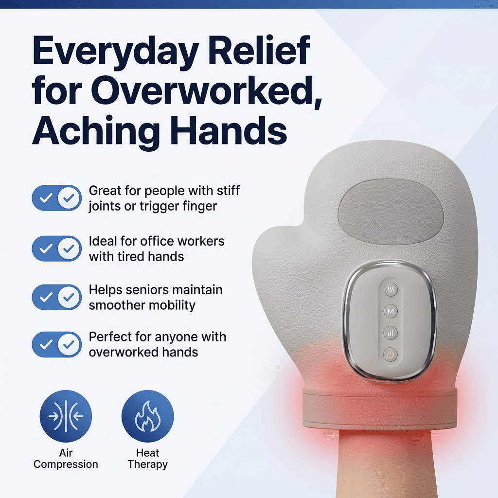 Hand PRO Massager for Arthritis, Carpal Tunnel & Joint Pain